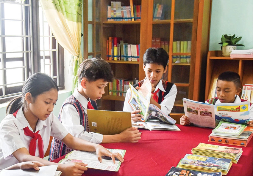 Children and the reading festival day