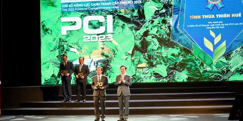 Thua Thien Hue ranks in Top 10 of the Provincial Competitiveness Index of 2023