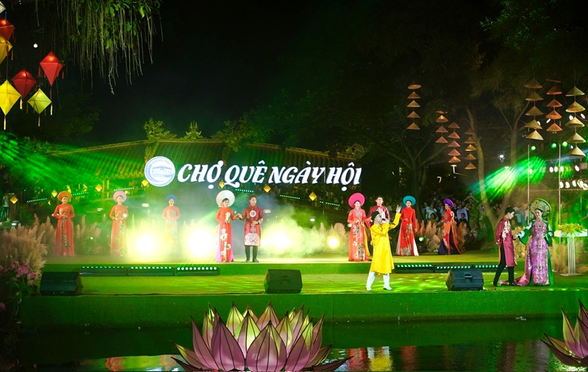 The attraction from the “Countryside Market Festival”