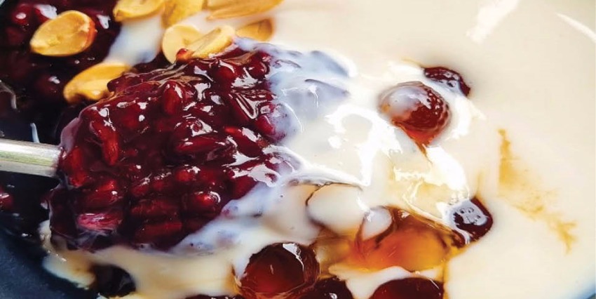 Milk sweet soup, familiar yet unique