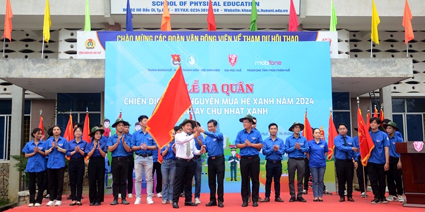 Kickoff of summer volunteer campaign for students