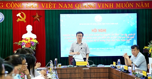 Establishing and developing a certification mark for the tourism destination Thanh Toan tiled-roof bridge village market