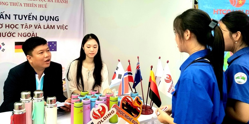 Sending over 1,900 workers abroad under contracts