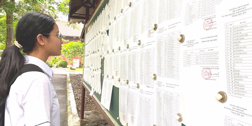 2,960 students participate in the provincial 12th Grade excellent student selection exam