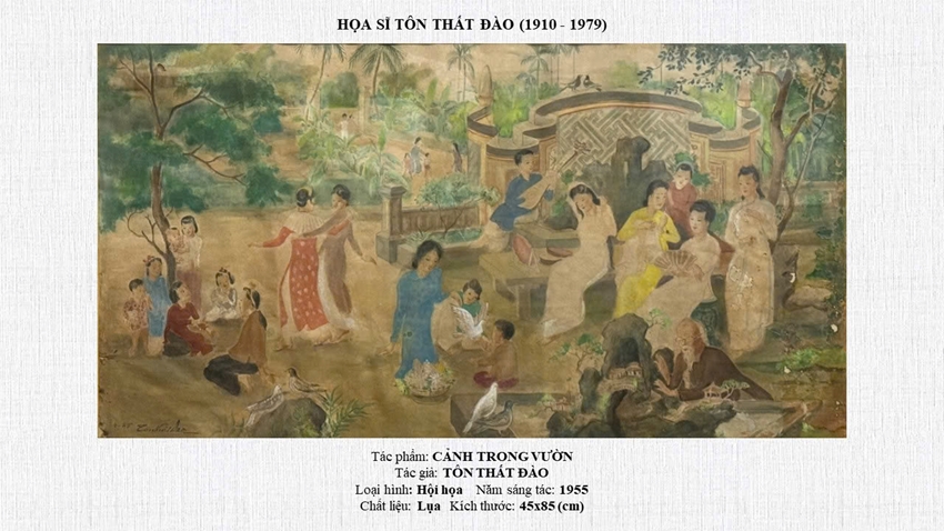 Suggesting to collect more artworks by the late artist Ton That Dao for Hue Museum of Fine Arts