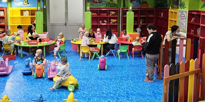 New playground for pediatric patients