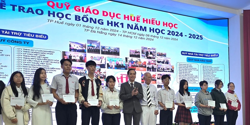 Giving 519 scholarships to High school and University students