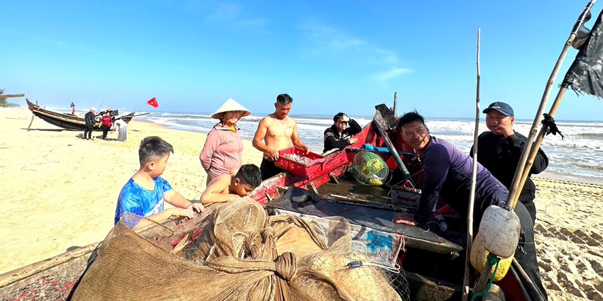 Welcoming the first bounty of the sea