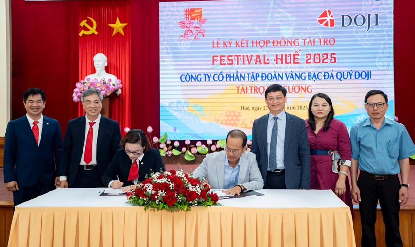 DOJI Group sponsors 5 billion VND for the Hue Festival 2025