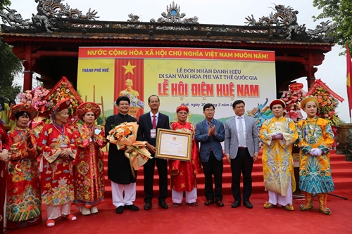 Hue Nam Temple Festival recognized as a National Intangible Cultural Heritage