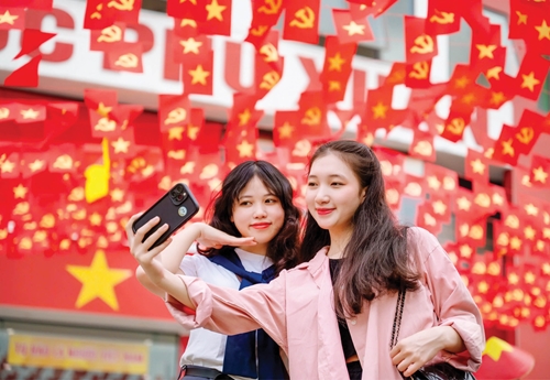 Being proud of the flag s colors