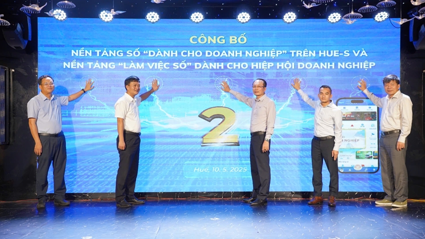 Launching two digital platforms “For Businesses” on Hue-S and “Digital Working”