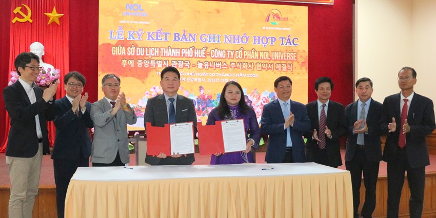 NOL UNIVERSE Joint Stock Company signs tourism cooperation agreement with Hue