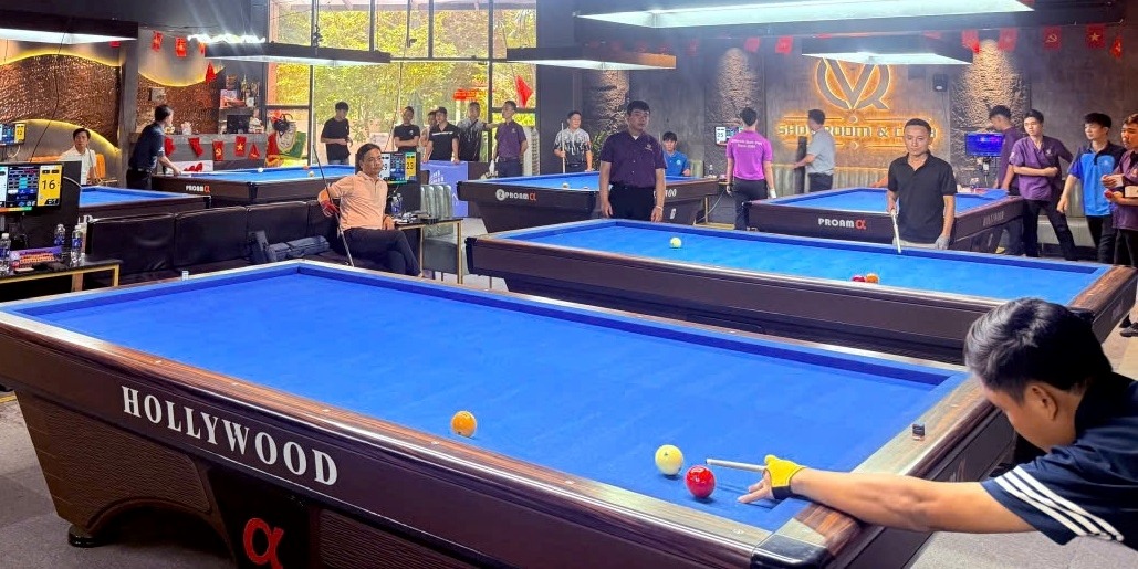 Elite cueists compete at “Hue Sports Festival” 2025 3-Cushion Carom Billiards Tournament
