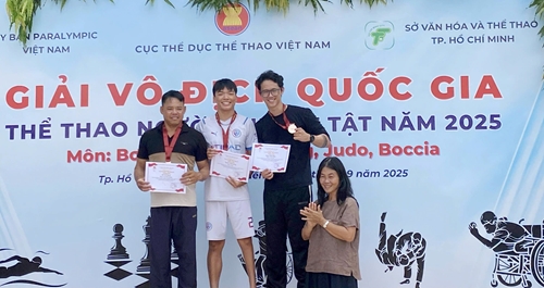 Hue wins many medals at the 2025 National Sports Championship for the Disabled