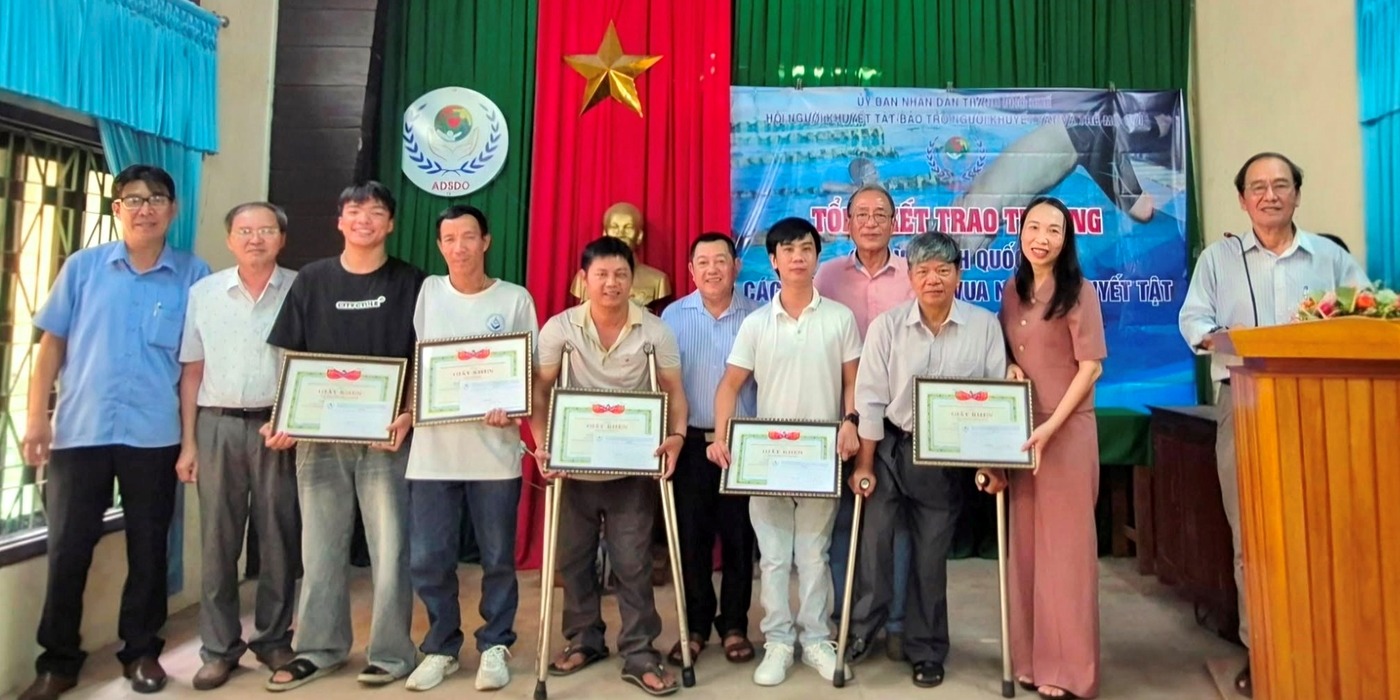 Awarding athletes with disabilities achieving high results