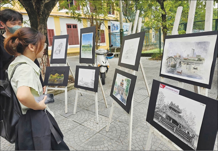 Hue heritage through the eyes of architecture students