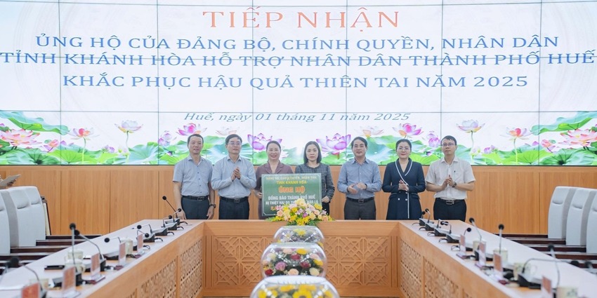 Khanh Hoa donates 2 billion VND to support Hue in post-flood recovery