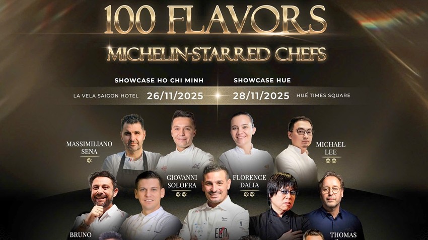 13 Michelin-starred chefs bring the essence of world cuisine to Vietnam