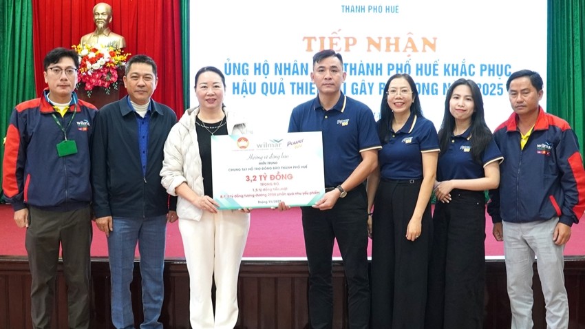 Wilmar CLV Vietnam Group donates 3 2 billion VND to support disaster relief efforts