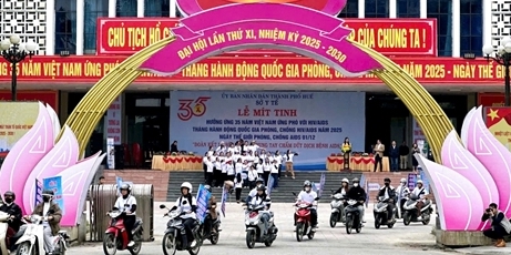 Rally held in response to the National Action Month for HIV AIDS Prevention and Control