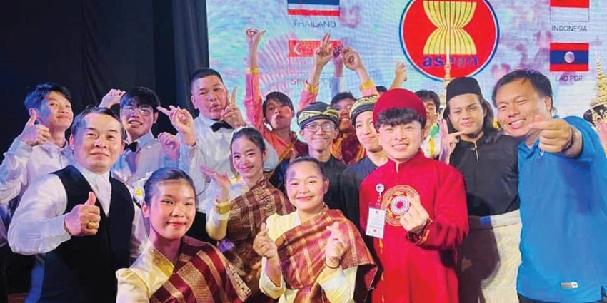 The young man who was honored at the National Music Festival 2025