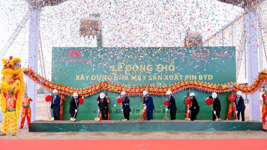 Groundbreaking Marks the Start of a USD 130 million Battery Manufacturing Plant