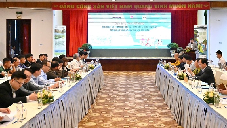 Promoting the role of community in sustainable biodiversity conservation