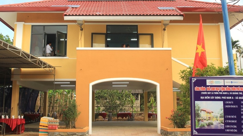 Quang Dien Commune Inaugurates Storm and Flood Shelter