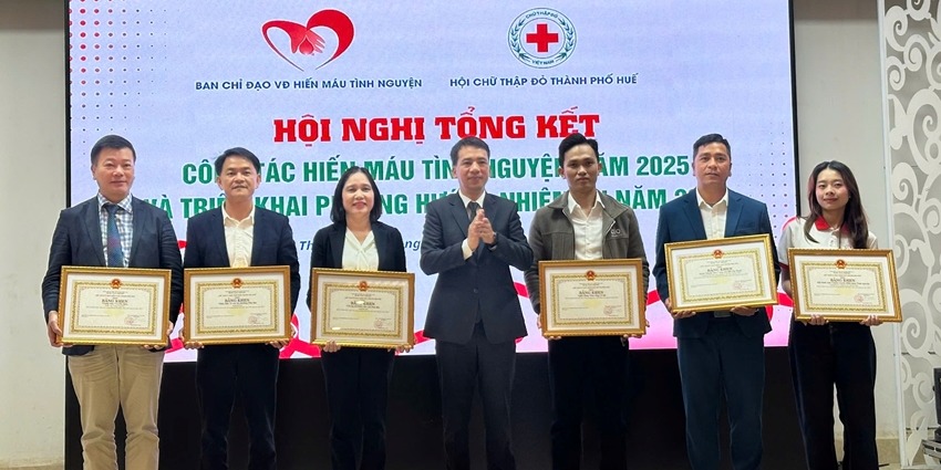 Hue achieves 97 of its voluntary blood donation target in 2025