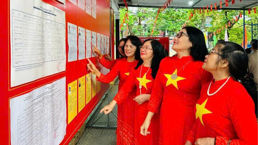Excitement fills Hue as voters join the National Election Day