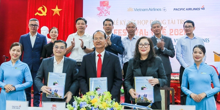 Vietnam Airlines and Pacific Airlines continue to accompany Hue Festival 2026