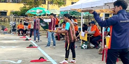 Opening of the crossbow shooting competition of the City Sports Festival