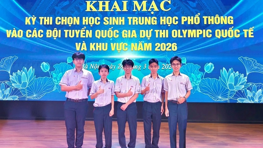 Hue Sends 5 Students to 2026 International Olympiad Team Selection