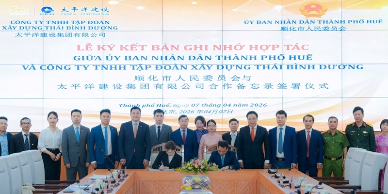 Signing of cooperation agreement with Pacific Construction Group, promoting urban infrastructure development