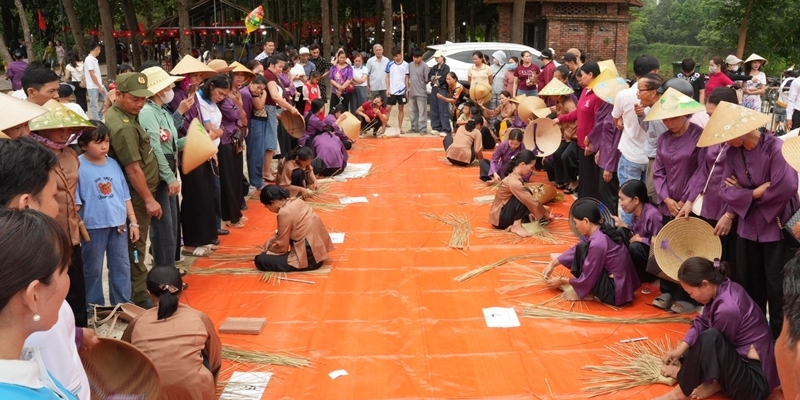 Many unique cultural activities and experiences at the “Old Scent of the Ancient Village” Festival