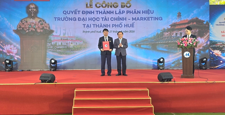 University of Finance - Marketing announces the establishment of Hue Branch