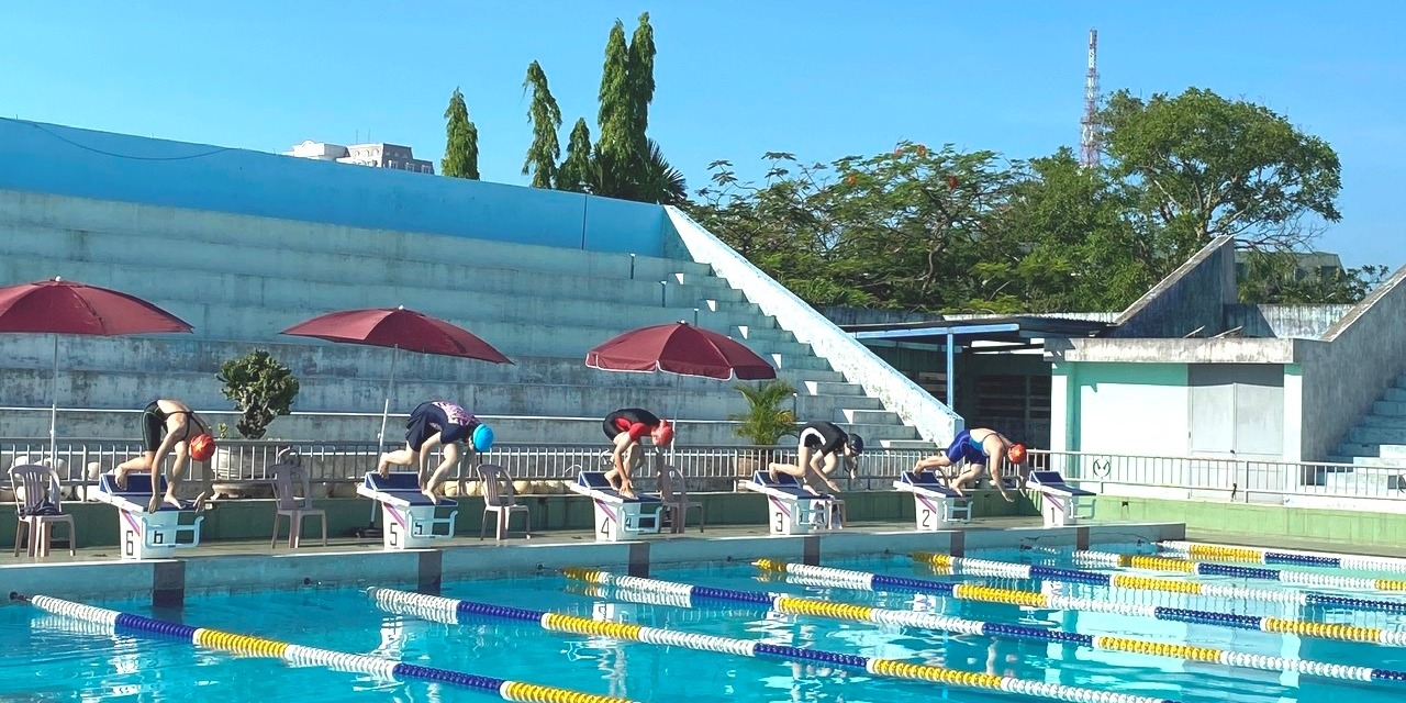 450 athletes compete in traditional swimming tournament for general education students