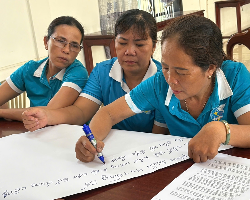 Applying policy dialogue skills in practice for women