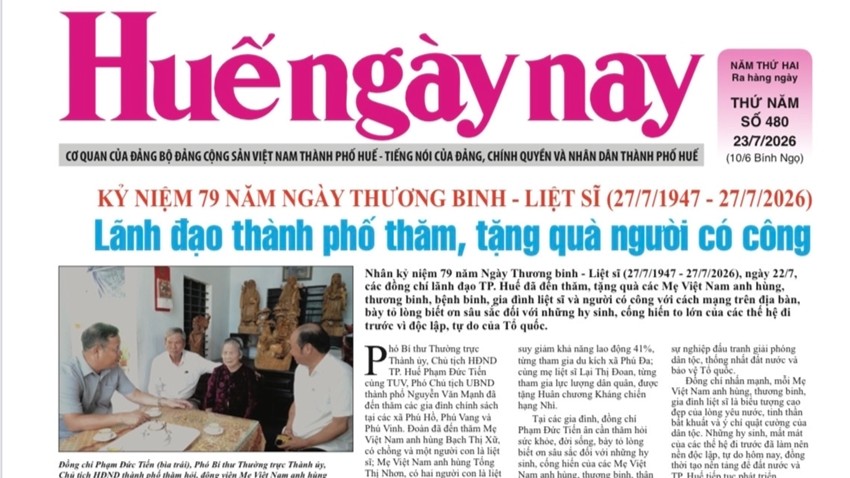 Hue Today, Issue No 480, Published on July 23, 2026, is now Available