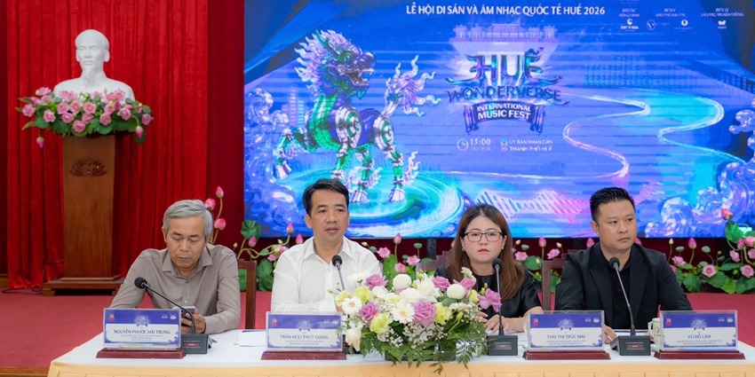 Press conference to announce Hue Wonderverse Music Fest 2026