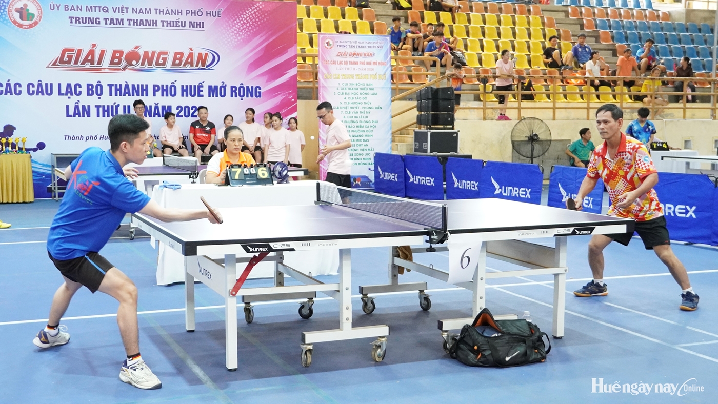 Over 320 Athletes Compete at the City Open Table Tennis Club Tournament