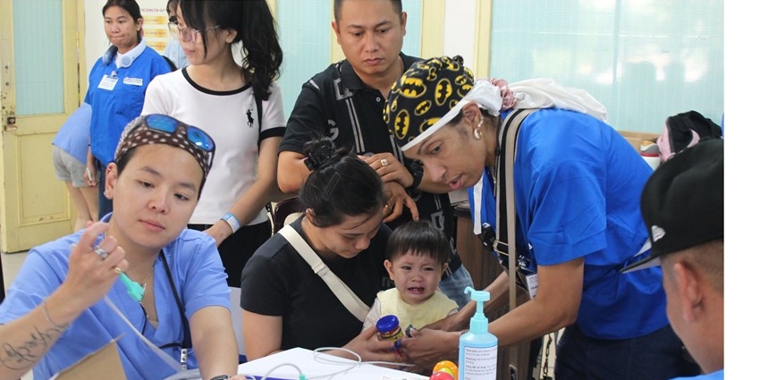 Nearly 50 patients received surgery for cleft lip and palate
