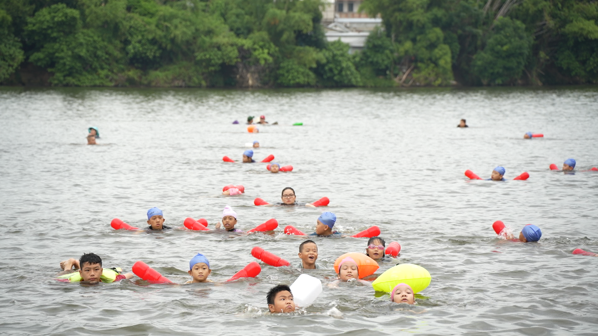 Free Swimming Classes on the Perfume River
