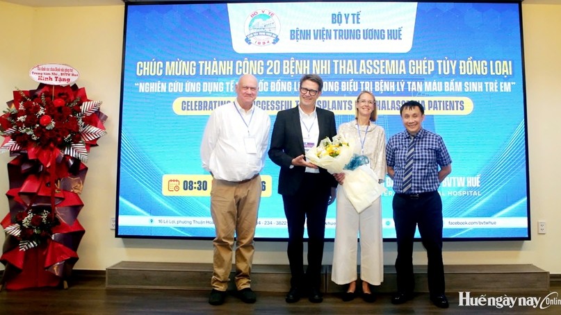 Hue Central Hospital Completes 20 Successful Bone Marrow Transplants for Pediatric Patients with Thalassemia