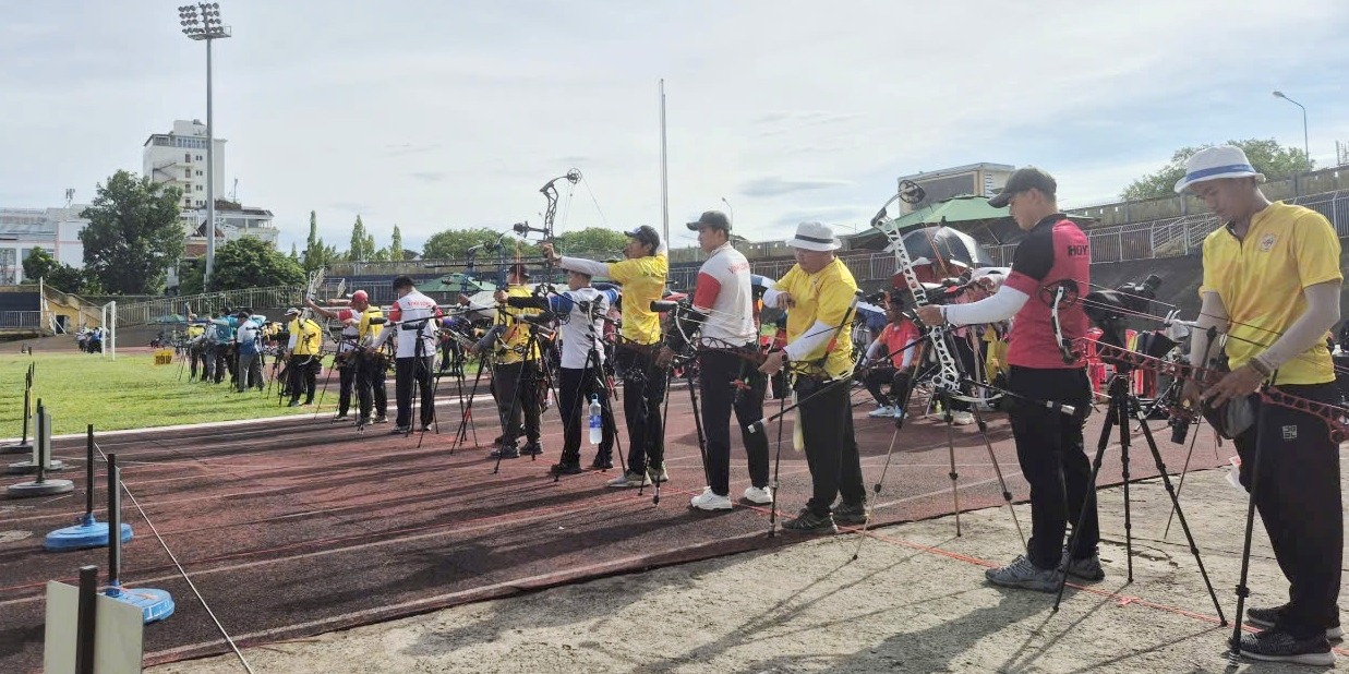 Nearly 200 top archers compete at National Archery Championships