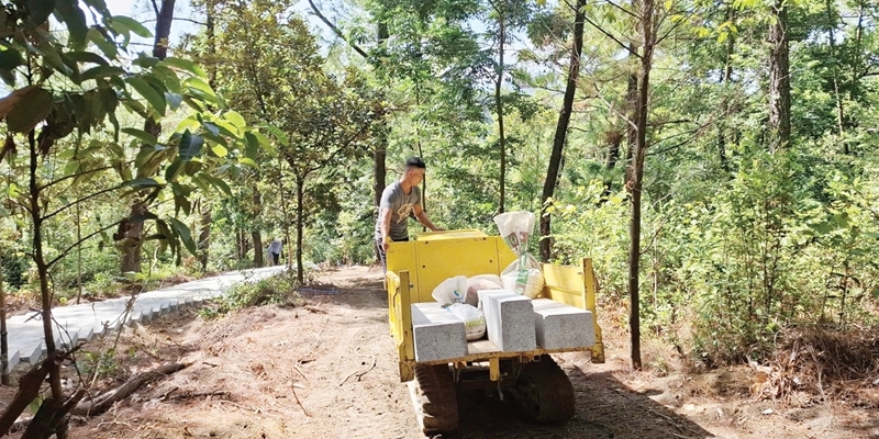 Opening an eco-tourism route atop Mount Kim Phung