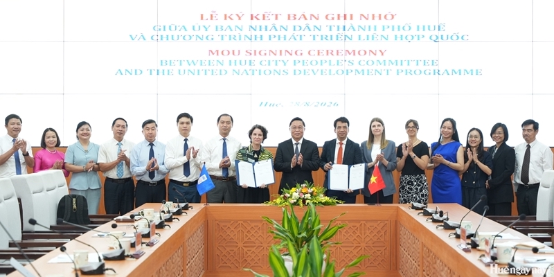 Hue City and UNDP strengthen cooperation for sustainable development