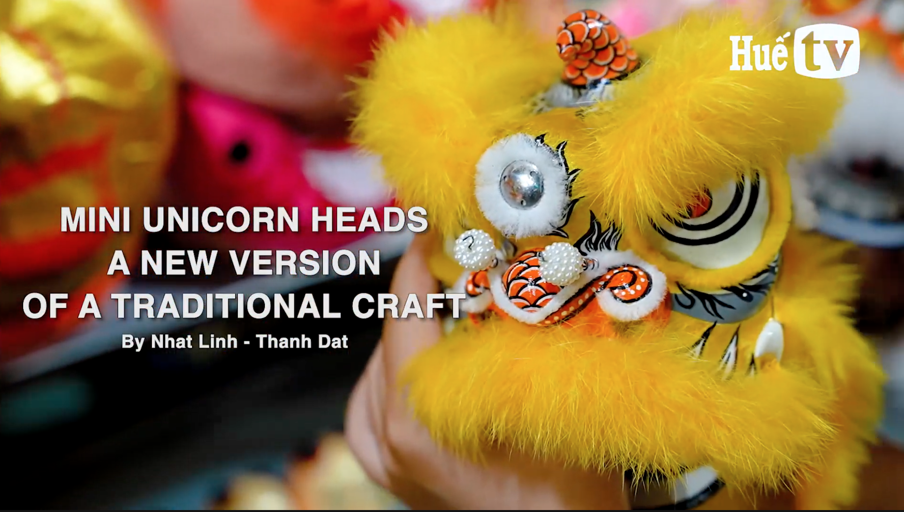 Mini unicorn heads - A new version of a traditional craft