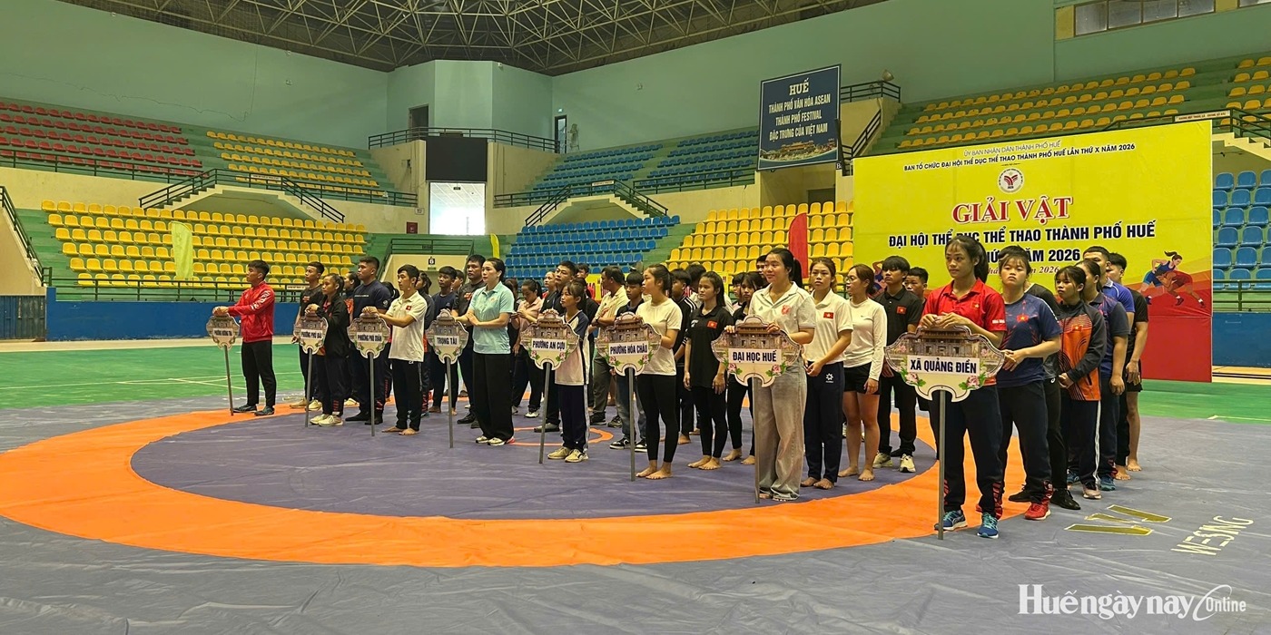 Nearly 100 wrestlers compete at Wrestling Championship - the 10th Hue City Sports Festival - 2026